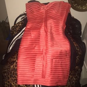 BCBG strapless dress